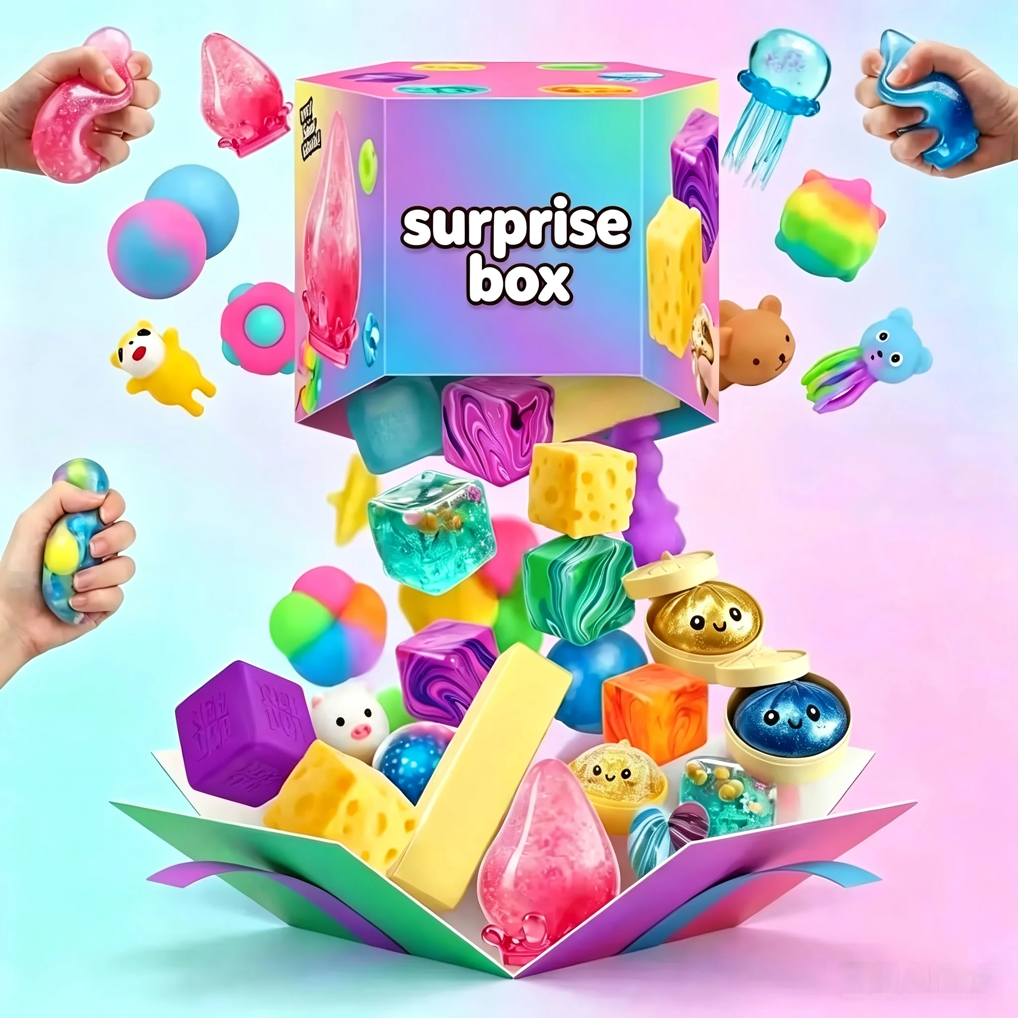 New 100+Pcs Surprise Box Toys  - огляд і ціна Curtain Curtain