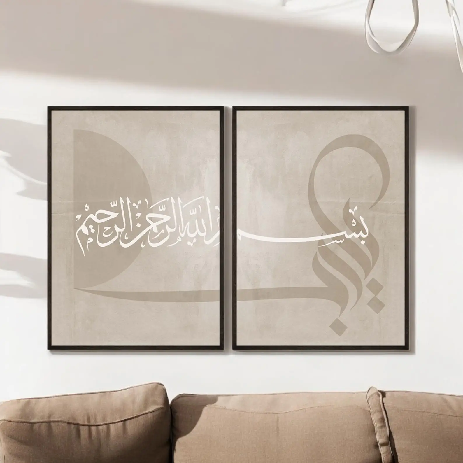 2pcs frameless Canvas Painting - огляд і ціна Abstract Canvas Set