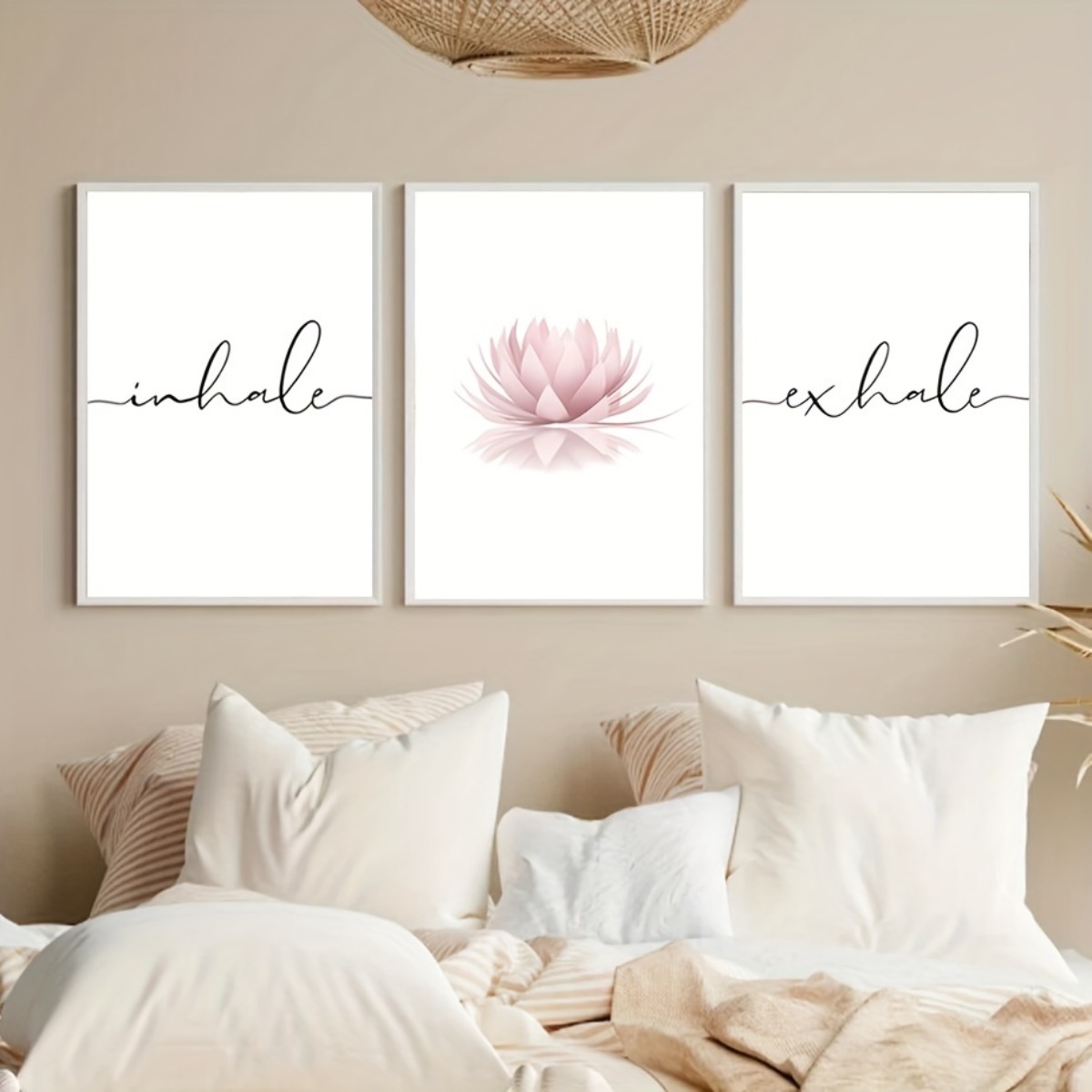 3pcs/set Inhale Exhale Zen Abs - огляд і ціна Abstract Canvas Set