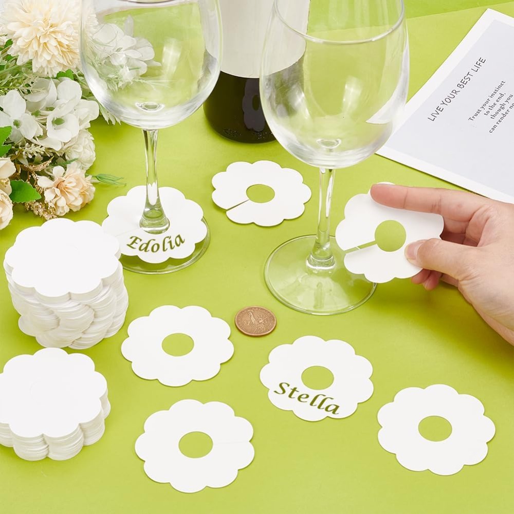 150 Pcs Paper Wine Glass Marke - огляд і ціна Vase Decor
