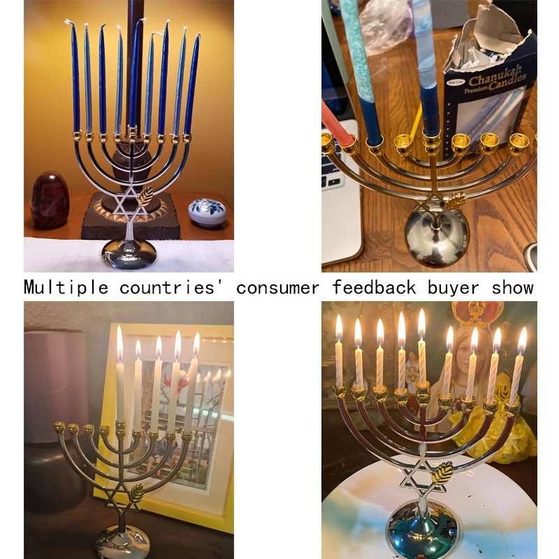Hanukkah Menorah 9 Branch Cand - огляд і ціна Candle Holder Decor