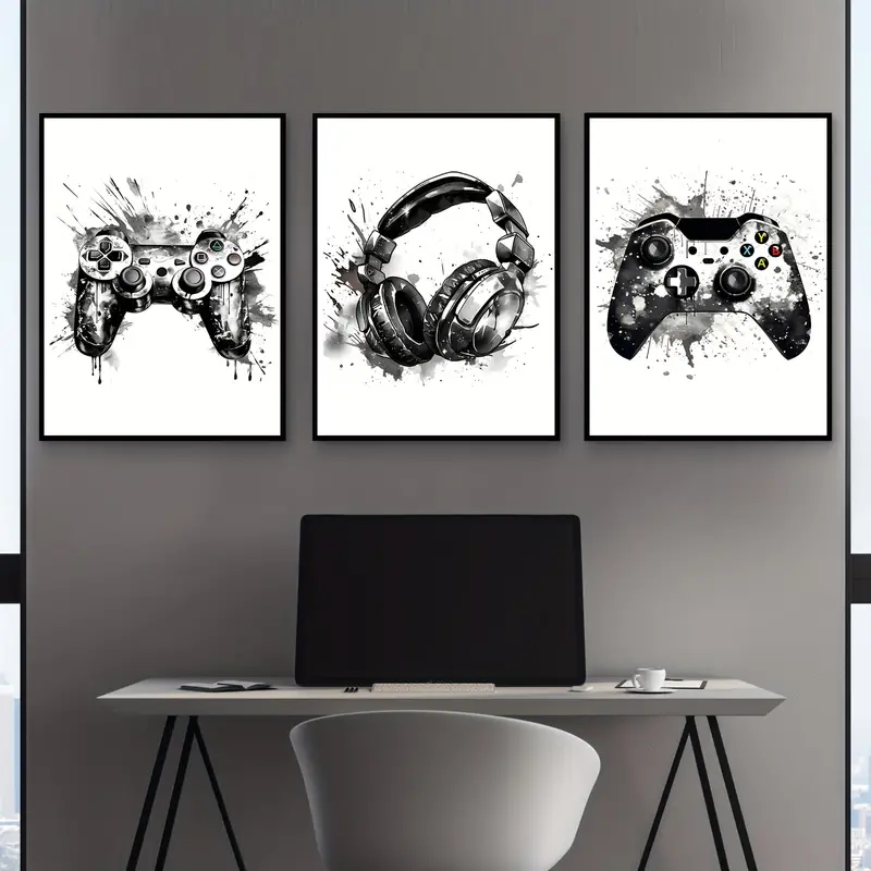 3pcs frameless Canvas Painting - огляд і ціна Abstract Canvas Set