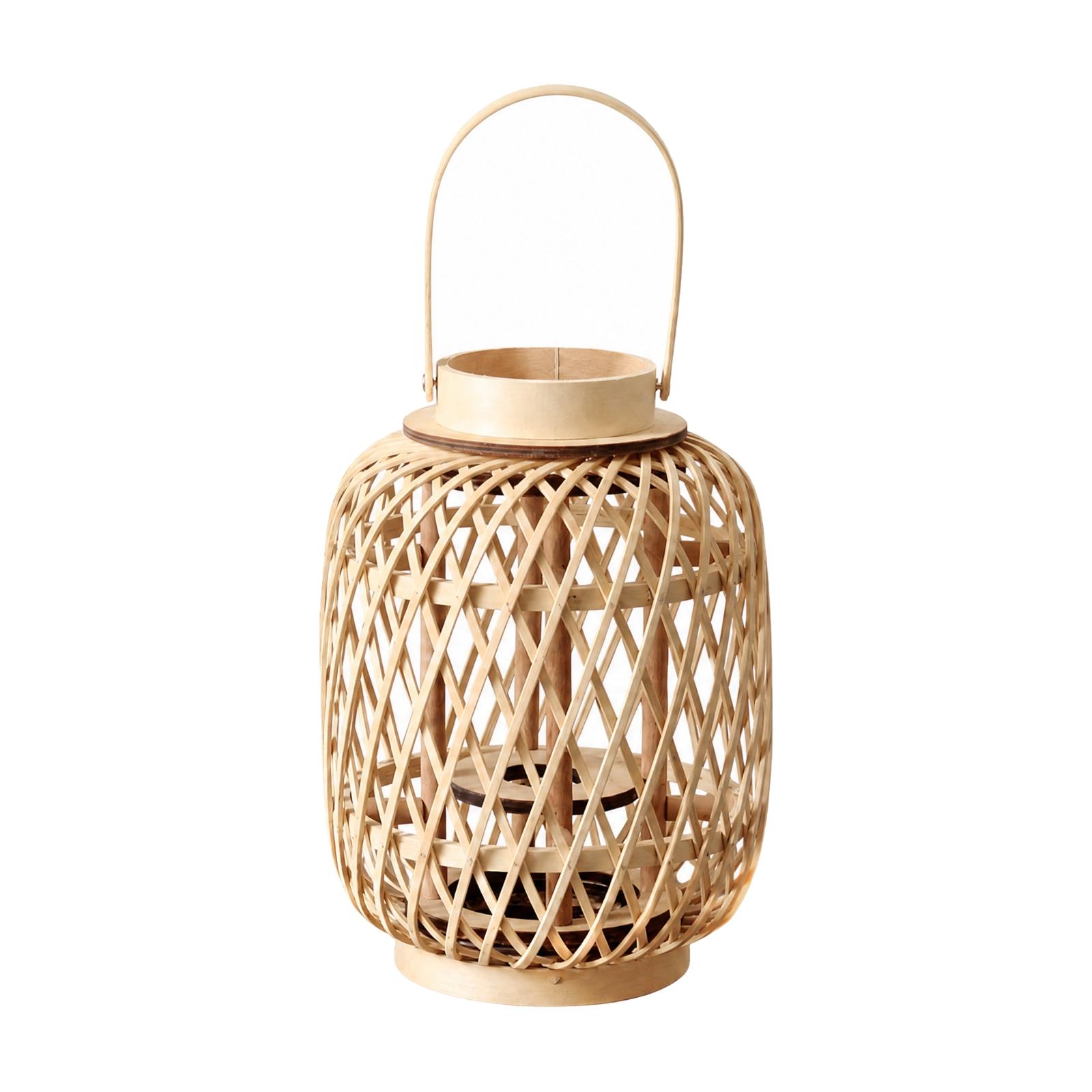 Bamboo Candle Lantern Holder H - огляд і ціна Candle Holder Decor