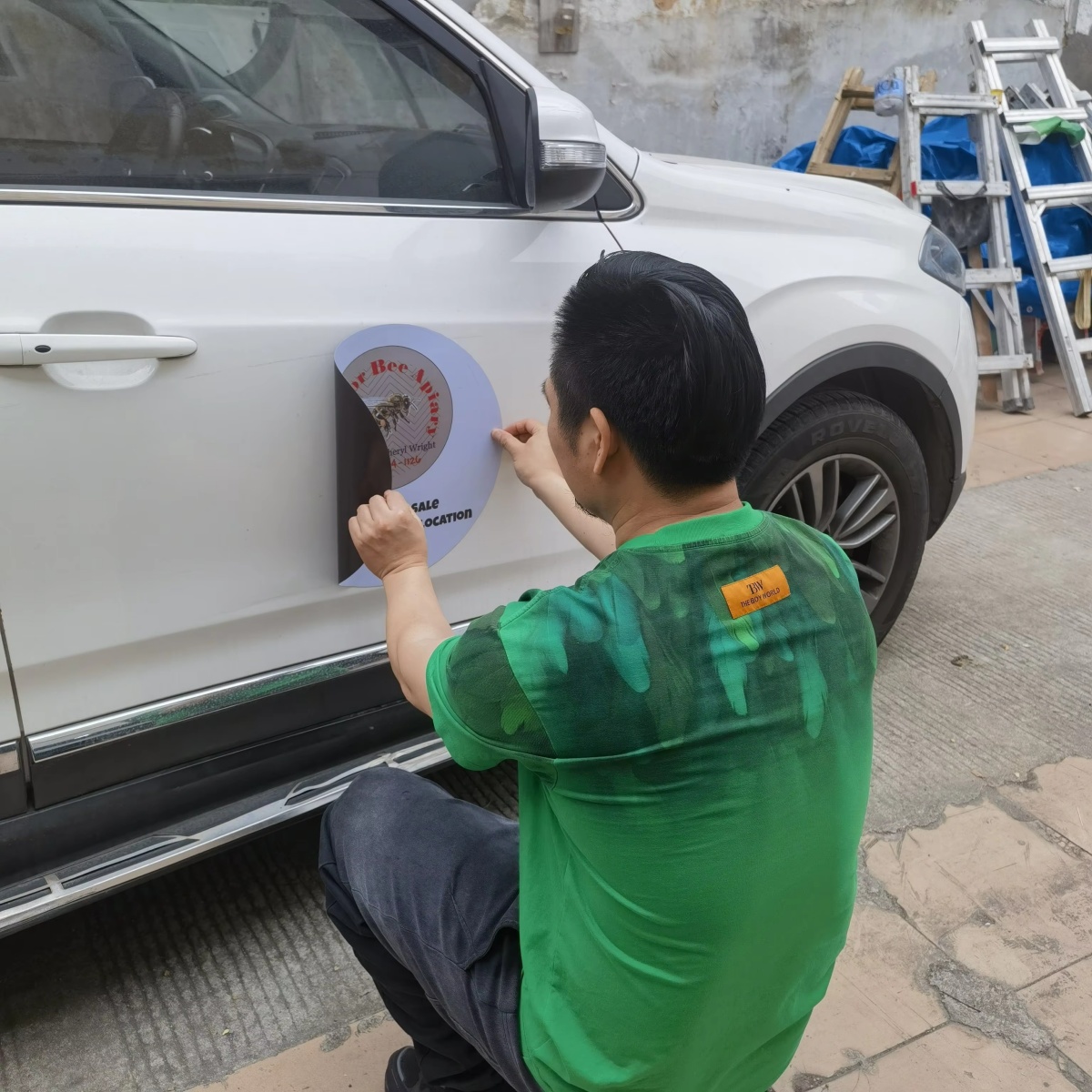 Customizable Magnetic Car Deca - огляд і ціна Wall Sticker