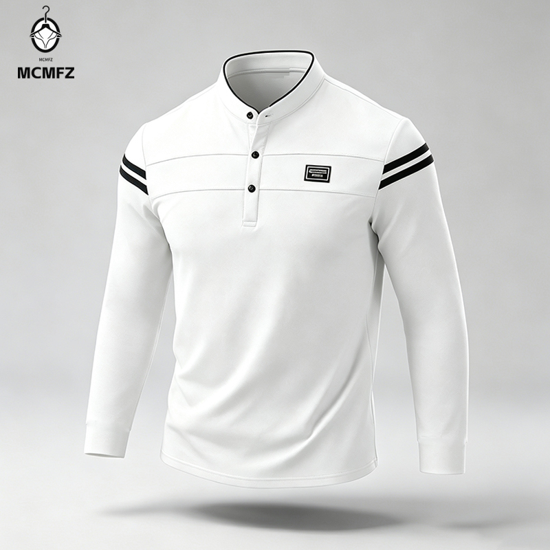 Male Urban Long Sleeve Polo Sh - огляд і ціна Wall Sticker