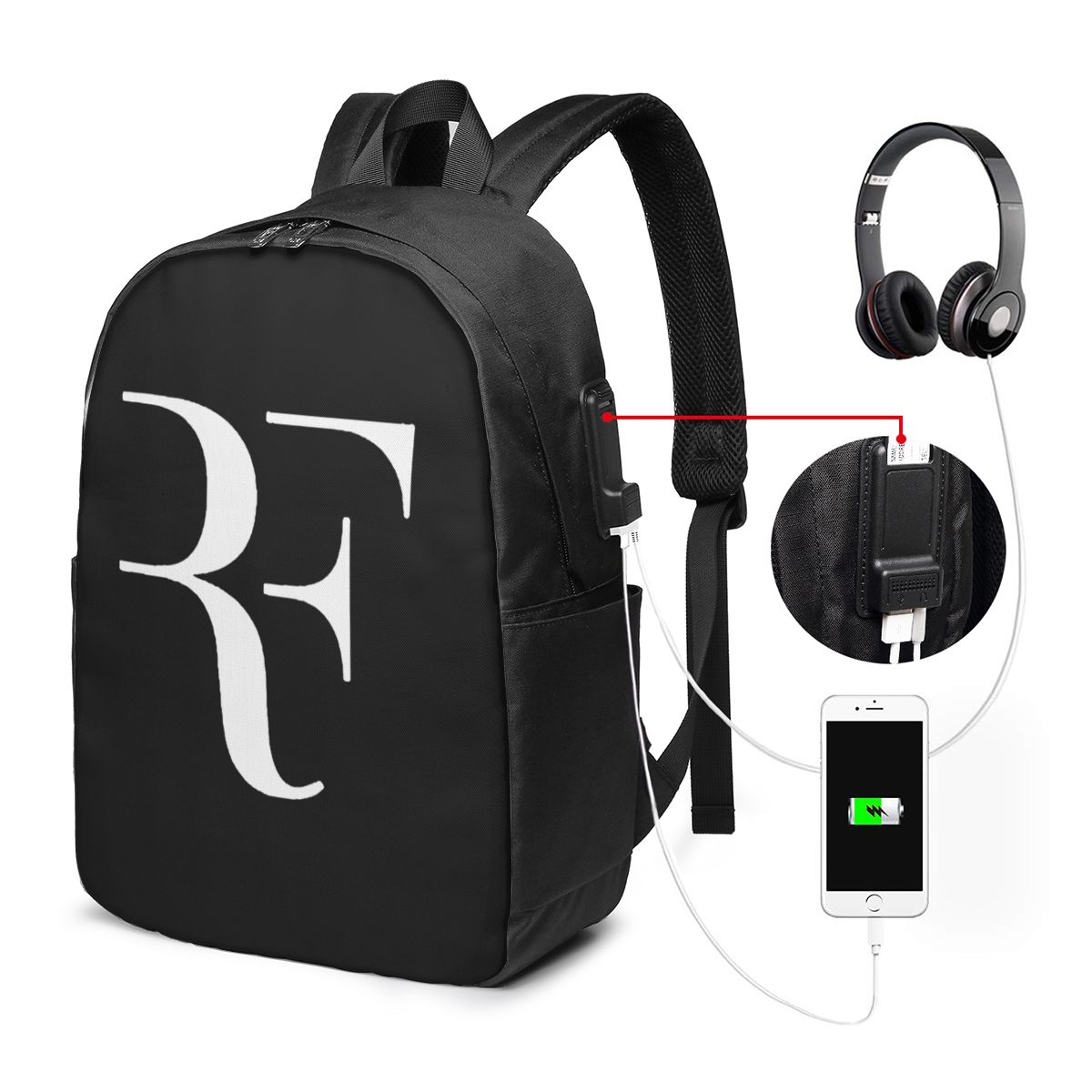 Roger Federer Backpack Travel  - огляд і ціна Wall Sticker