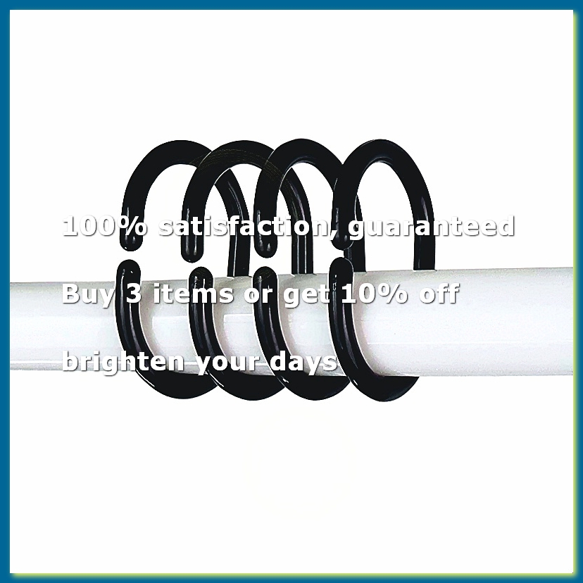24 PCS Shower Curtain Rings Pl - огляд і ціна Curtain Curtain