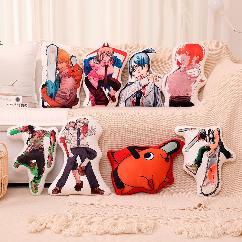 45cm Chainsaw Man Irregular Sh - огляд і ціна Throw Pillow